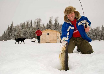 Ice Fishing in Northern Ontario - Algoma Country