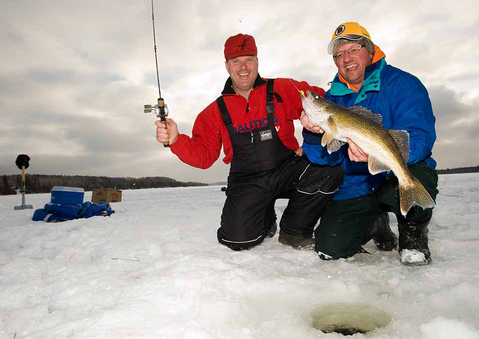 Ice Fishing in Northern Ontario - Algoma Country