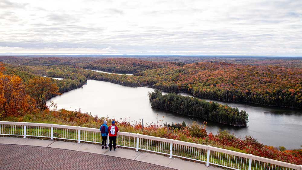 Elliot Lake Fire Tower Lookout Fall Colours
