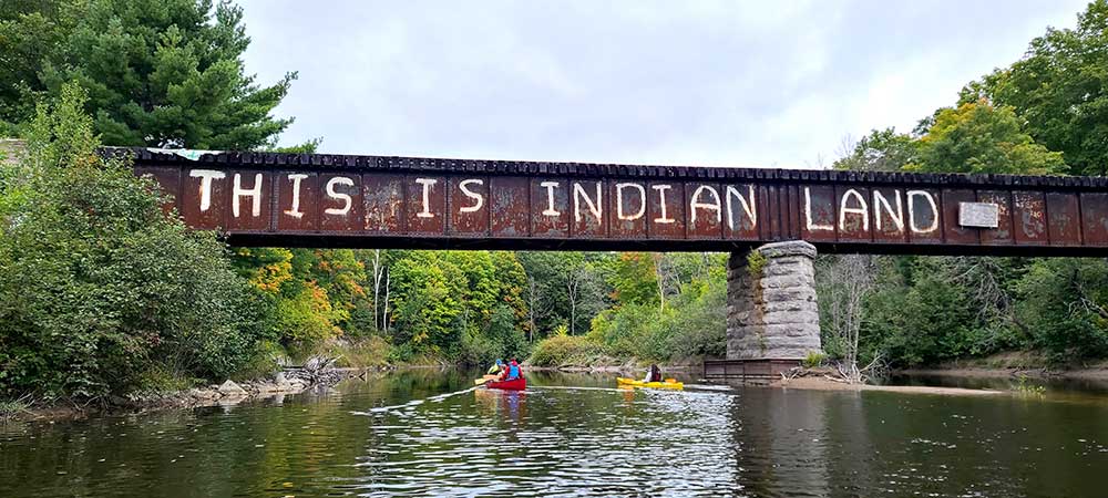 paddling the root river in garden river first nation