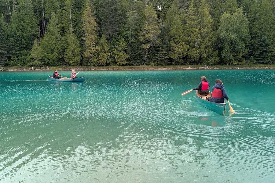river paddling follow her north