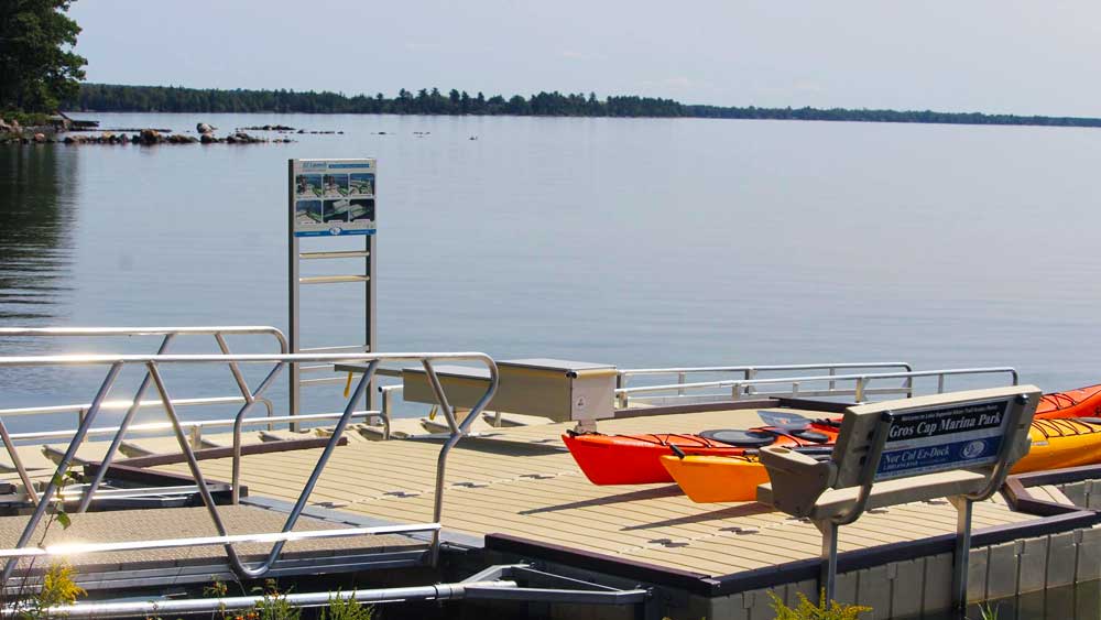 gros cap marina park accessible dock