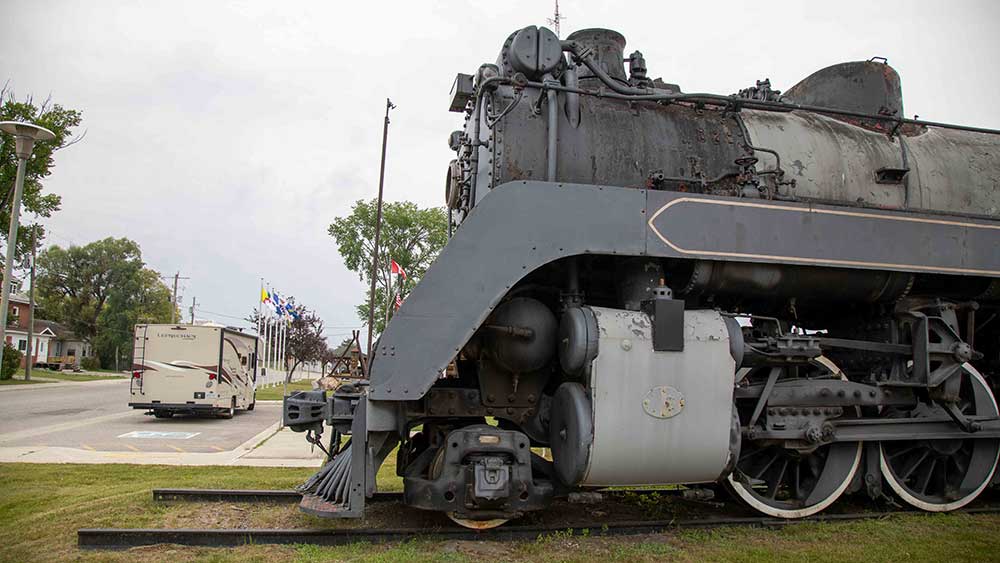 Engine 5433 chapleau museum