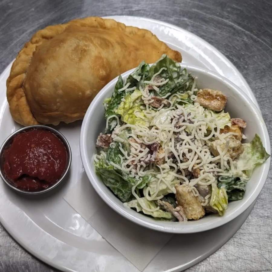 panarotti and casear salad