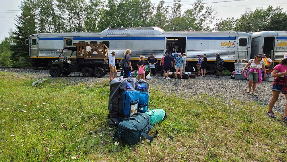 VIA Rail train-fishing trips