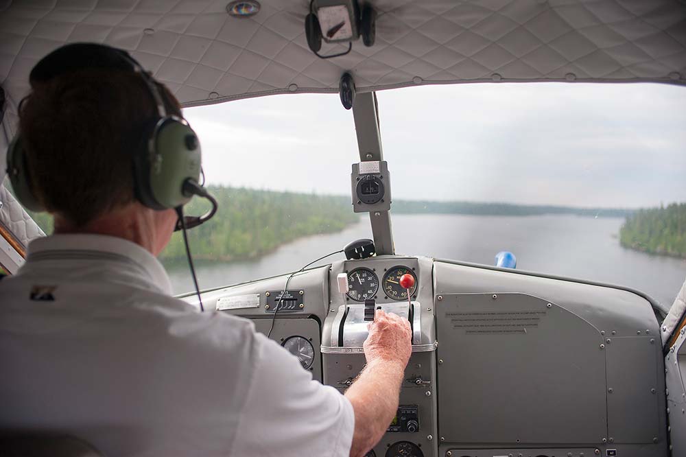 pilot view bushplane