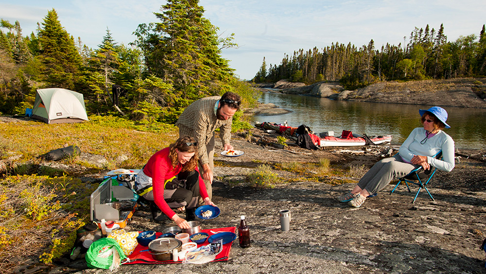guided backcountry kayak trip