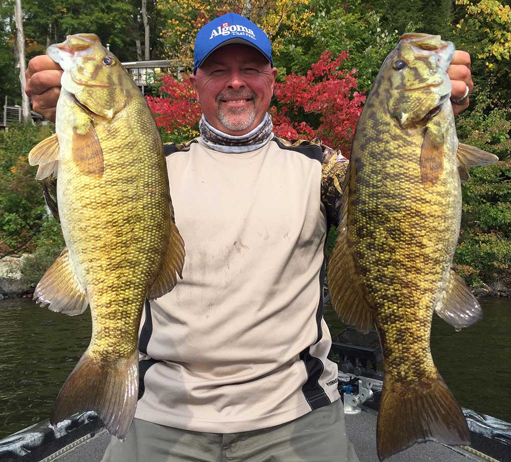 angler fishing ontario smallmouth bass