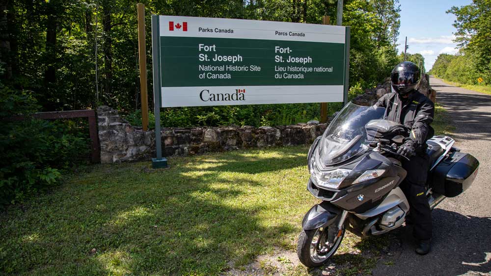 sign for fort st. joseph
