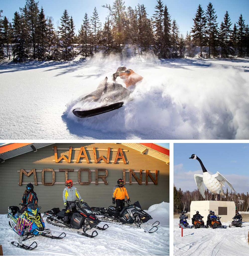 snowmobiling wawa