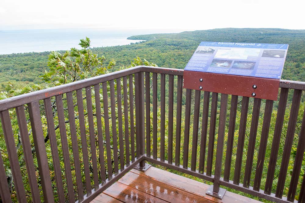 top of the lookout trail pancake bay