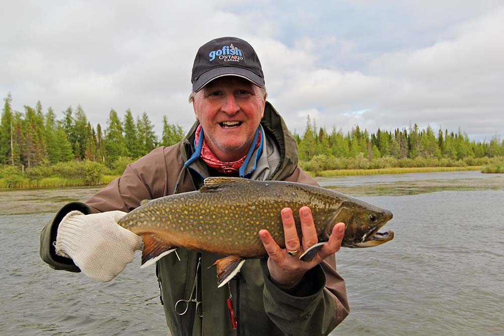 fly fishing brook trout