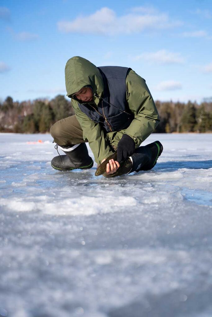 ice fishing algoma