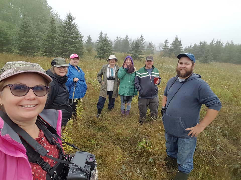 group of bird watchers