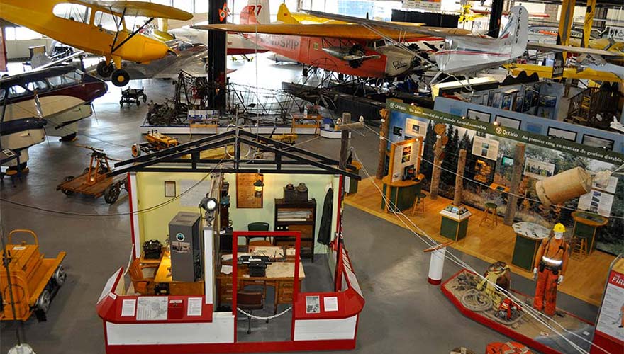 view from the rangers tower bushplane museum