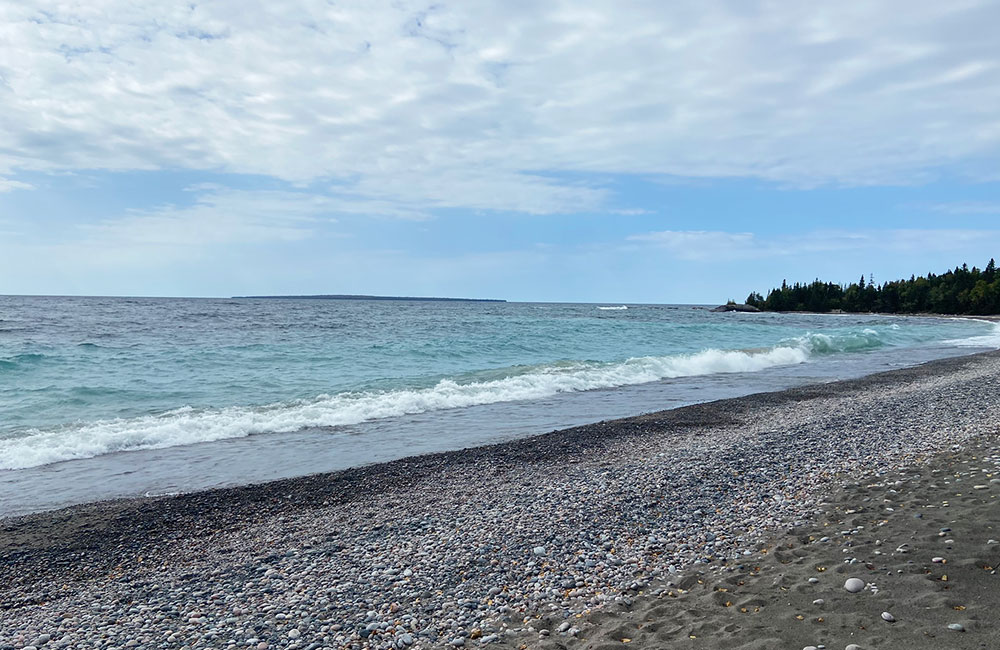 stone shore lake superior
