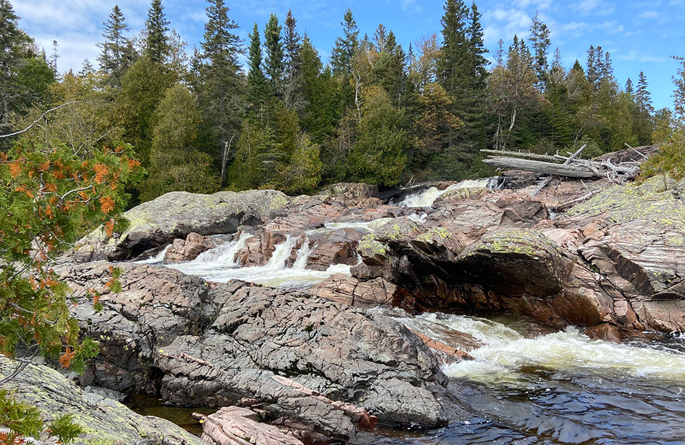 baldhead river waterfall
