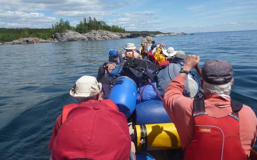 paddling lake superior