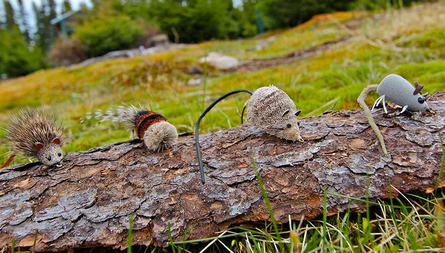 mice patterns fly fishing