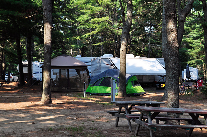 RV and tenting