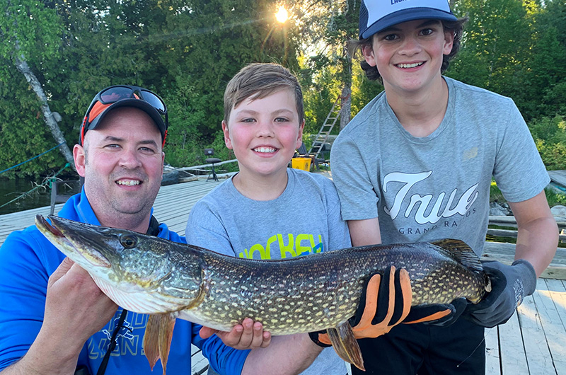 family fishing
