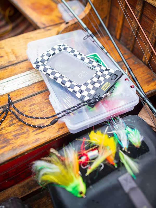fly fishing rods, flies