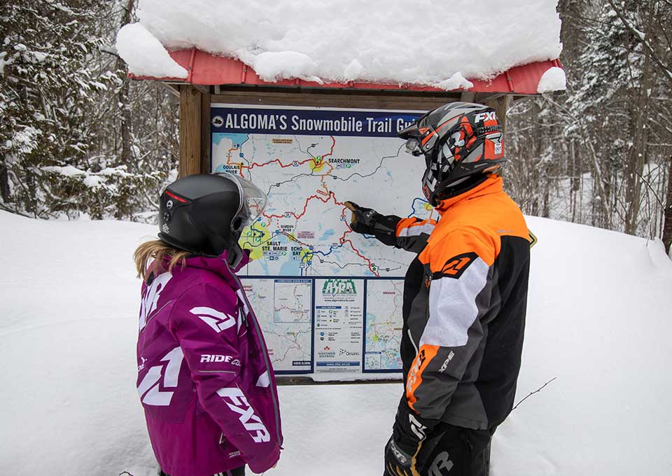 searchmont-snowmobile-signage