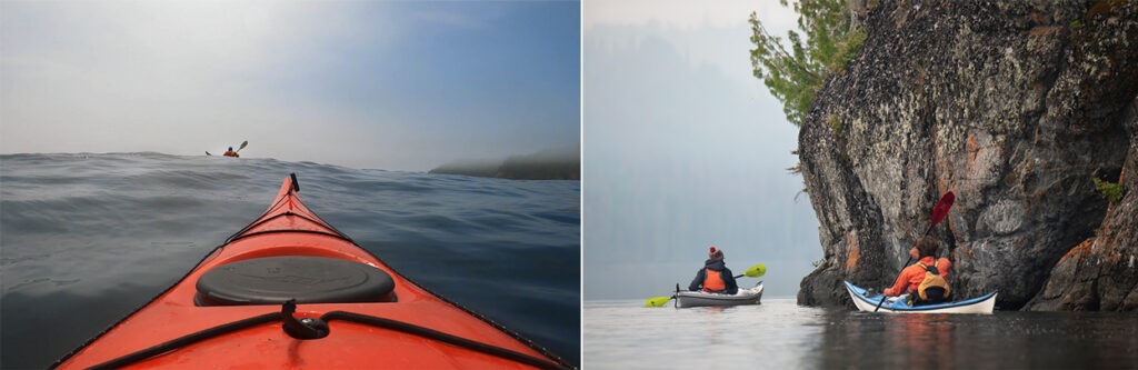 Paddling the south coast of Patterson Island