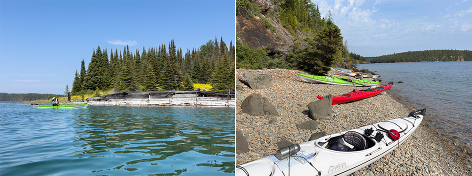 McGreevy Harbour | Pebble beach on Mortimer Island