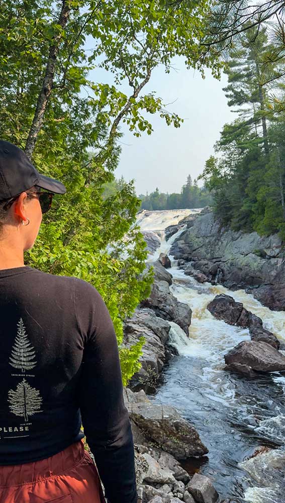 Pinguisibi Trail, Sand River Falls, Hwy 17 North