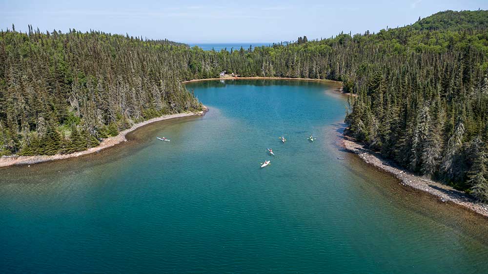 Paddling the Slate Islands’ inner channel