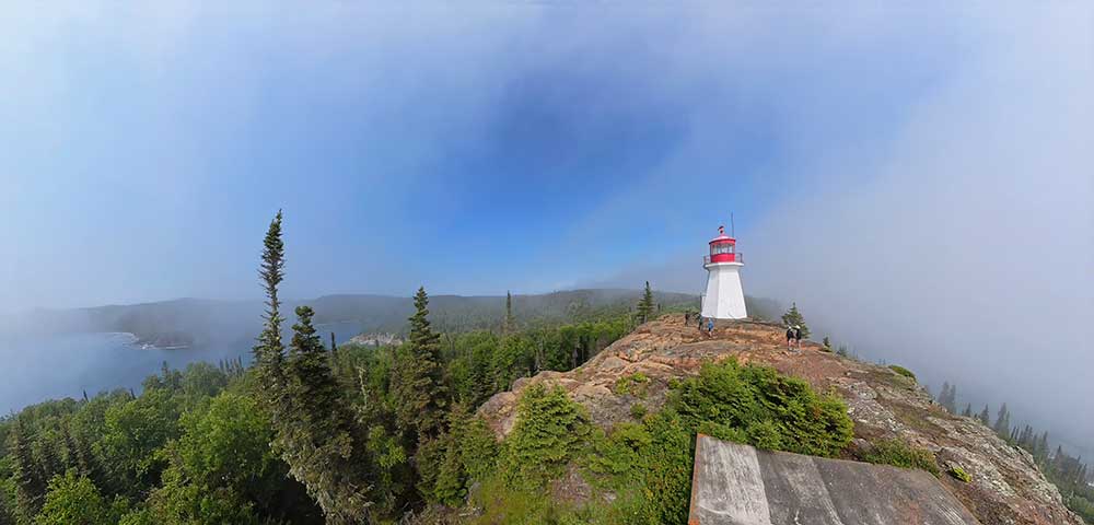 View from the Slate Islands Lighthouse