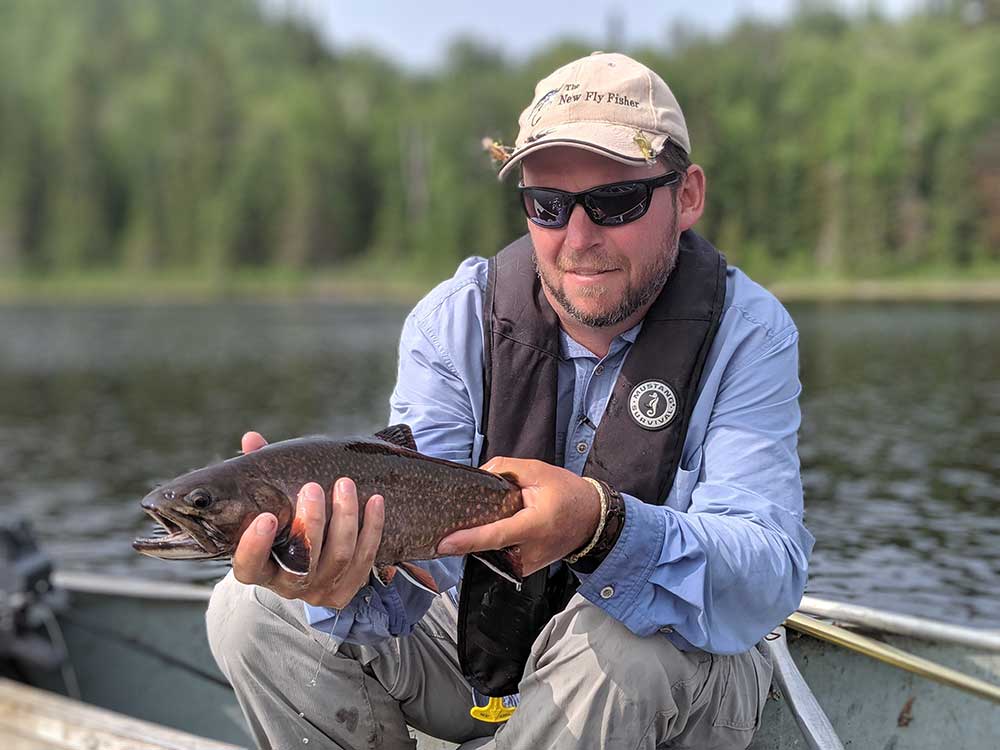 air-dale fishing brook trout